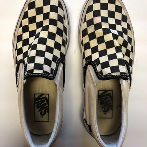 Womens checkered Vans 6.5